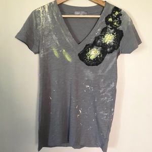 J Crew Paint Splatter Tee
